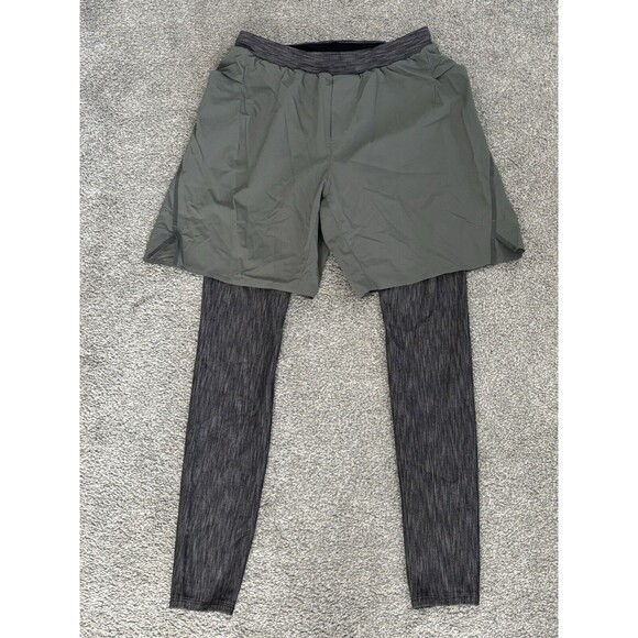 Lululemon Ashta Hybrid Run Short with Tights Lululemon Lab M7AL8S Small - Picture 1 of 9
